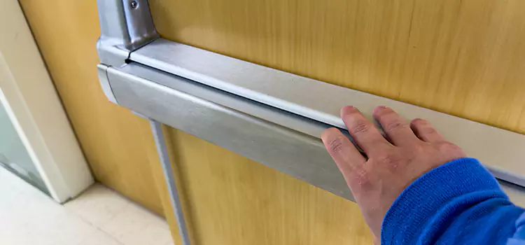 Installing a Push Bar on a Door Cheektowaga